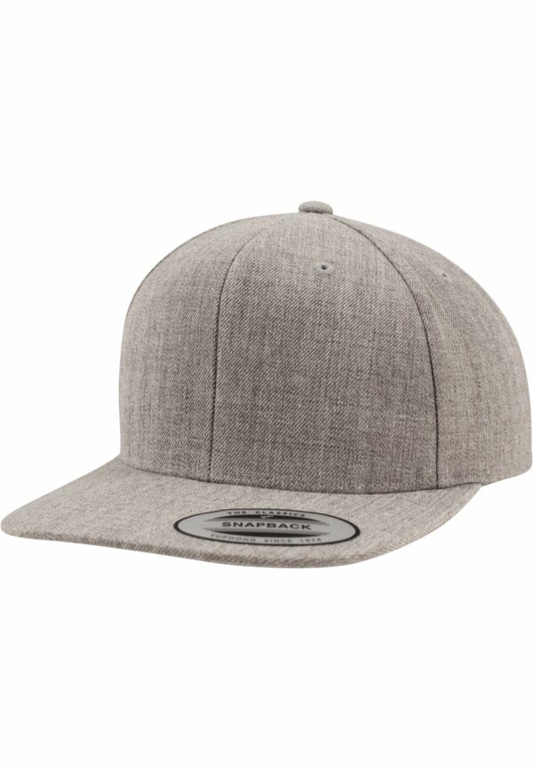 Flexfit Caps Classic Snapback Lys Gråmelert - Bilde 2
