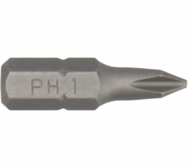 Tecos Bits PH1 x 25mm x 1/4" Stål S2  10pk