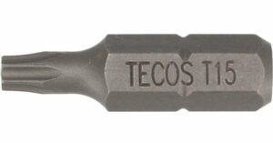 Tecos Bits TX15 x 25mm x 1/4" Stål S2  3pk