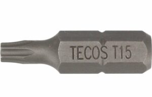 Tecos Bits TX15 x 25mm x 1/4" Stål S2  10pk