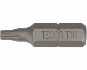 Tecos Bits TX10 x 25mm x 1/4" Stål S2  10pk