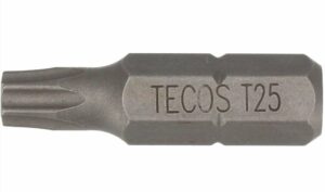 Tecos Bits TX25 x 25mm x 1/4" Stål S2  3pk