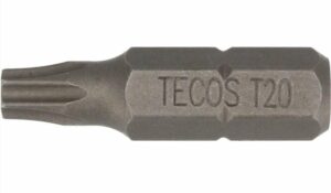 Tecos Bits TX20 x 25mm x 1/4" Stål S2  10pk