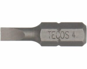 Tecos Bits Rett 4,0 x L25mm 1/4"  10pk