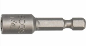 Tecos Pipebits 1/4" x L45mm S2 stål (til spiroskruer)