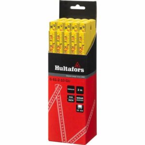 Hultafors Metermål 2m Plast mm/tom G61-2-10  (10 stk i pk)