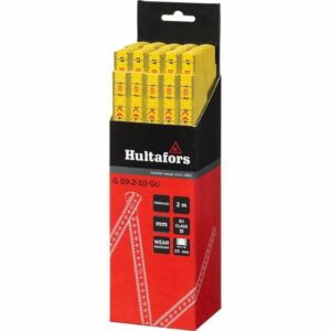 Hultafors Metermål 2m Plast mm/mm G59-2-10  (10 stk i pk)