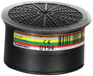 Sundstrøm SR 299-2 Kombifilter ABEK1HGP3  (3stk i pk) til halvmasker