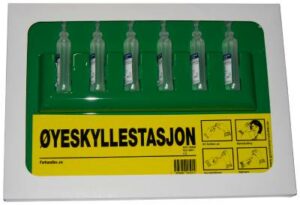 Cederroth Øyeskyllstasjon 6x30ml flasker