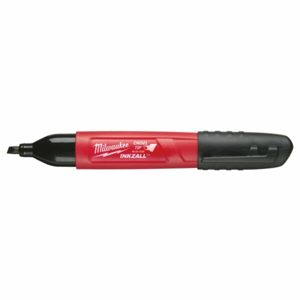 Milwaukee Merkepenn Permanent kantet spiss 4,8mm Sort Inkzall  (20 stk i pk) - Bilde 2