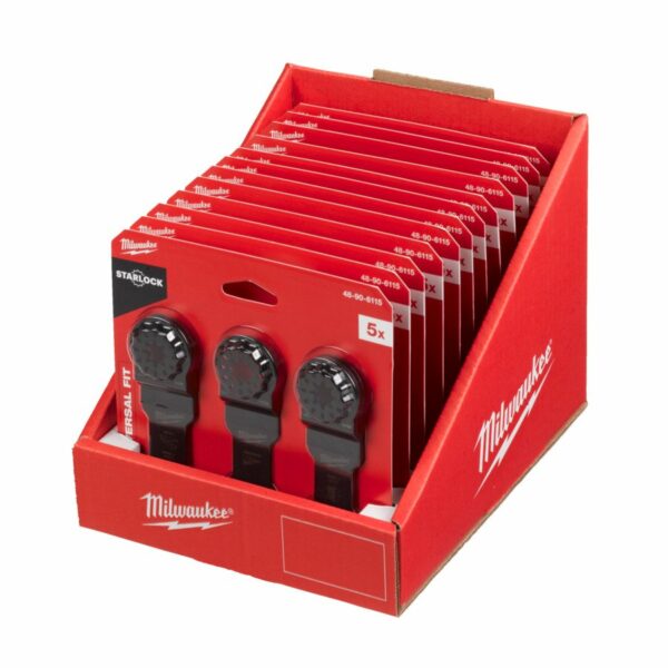 Milwaukee Multisagbladsett Tre/Metall  5pk - Bilde 2