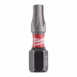 Milwaukee Bits TX25 x 25mm Shockwave  2pk