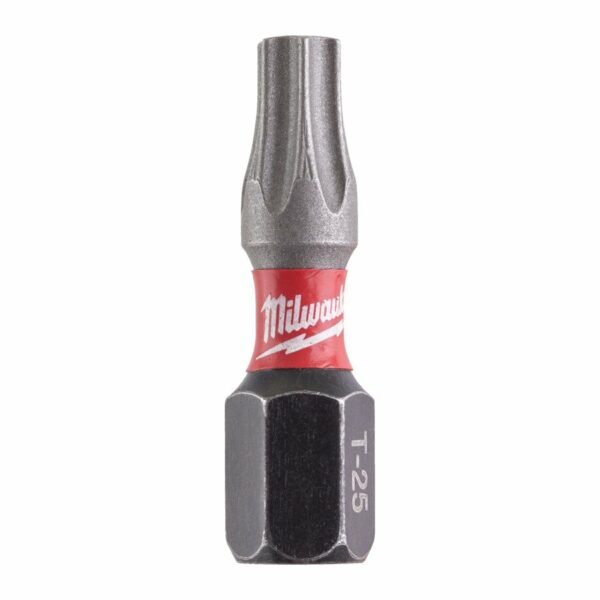 Milwaukee Bits TX25 x 25mm Shockwave  2pk