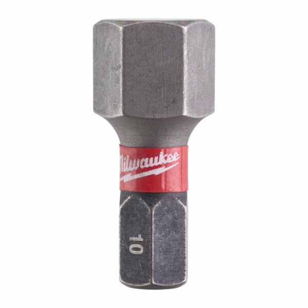 Milwaukee Bits HEX10 x 25mm Shockwave  2pk