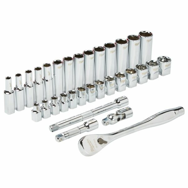 Milwaukee Pipesett 3/8"  6-19mm  32-deler