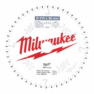 Milwaukee Sagblad 210x30x2,8 48T CSB TS W til bordsag