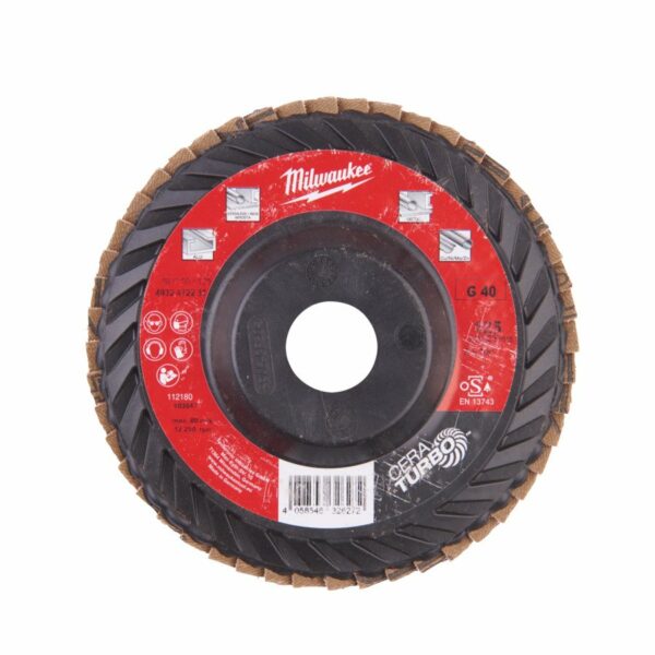 Milwaukee Flapdisc 125mm K80 SLC50 - Bilde 2