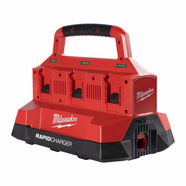 Milwaukee Packout Multilader M18PC6 6-BAY Hurtiglader - Bilde 2