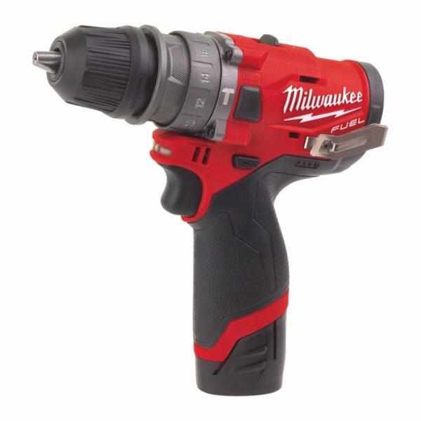 Milwaukee Slagbormaskin M12 FPDX-KIT-202X m/avtagbar chuch Vinkeldrill - Bilde 2