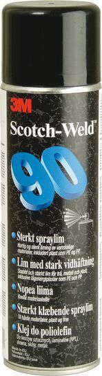 3M Spraylim 500ml 90 Kraftig Scotch Weld  (12 stk i kart)