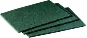 3M Pussematte/Håndpad 96 Grønn 158x224mm Scotch Brite  (20 stk i pk, 60 stk i kart)