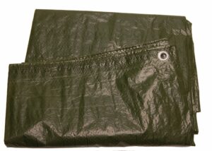 Presenning 4,0 x 6,0m 55gr Lett Grønn  (10 stk i kart)